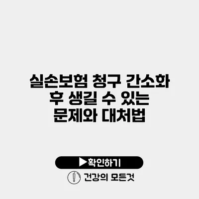 실손보험 청구 간소화 후 생길 수 있는 문제와 대처법