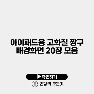 아이패드용 고화질 짱구 배경화면 20장 모음
